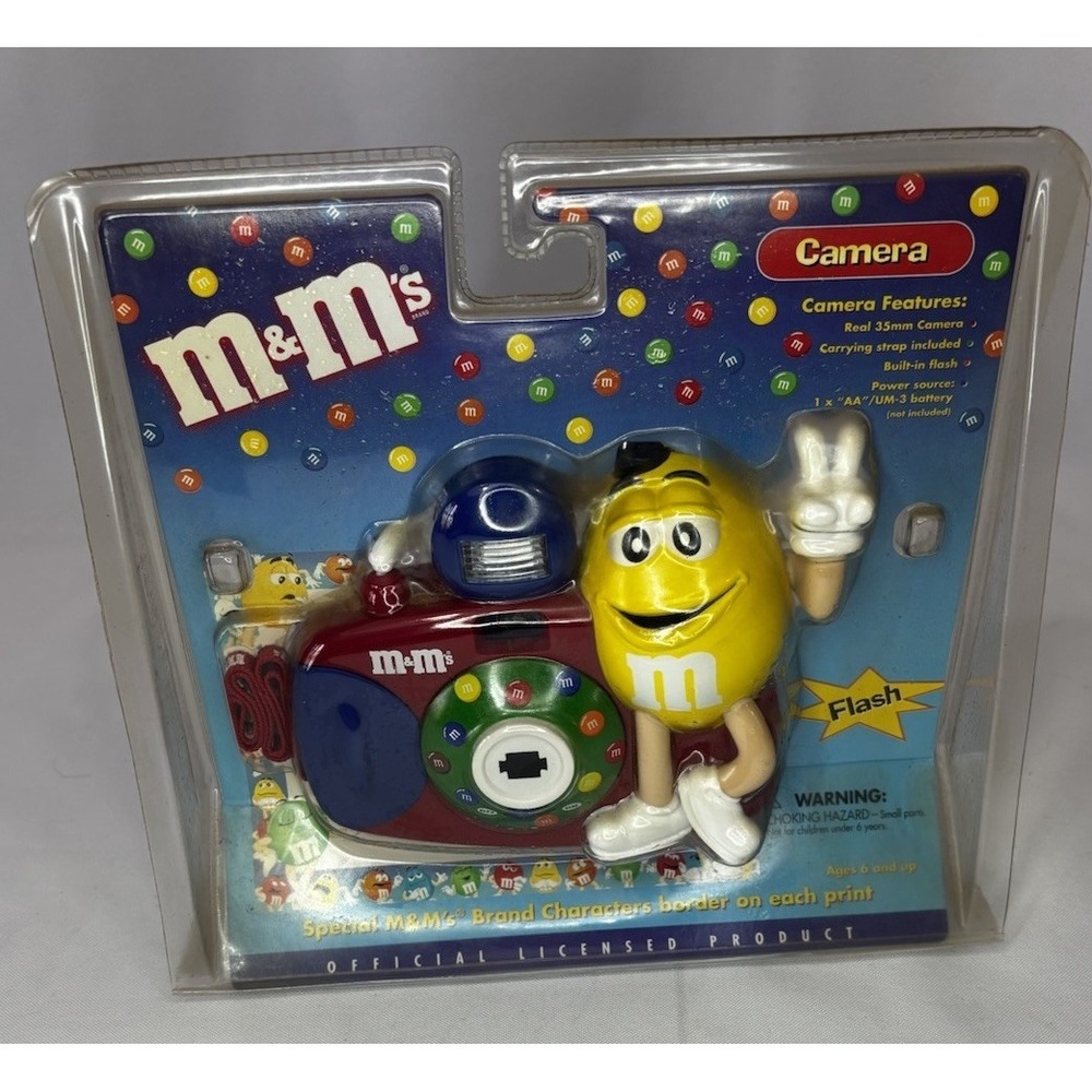 New! M&M's Camera Official Brand- 35mm, Character Boarder On Each Print!
